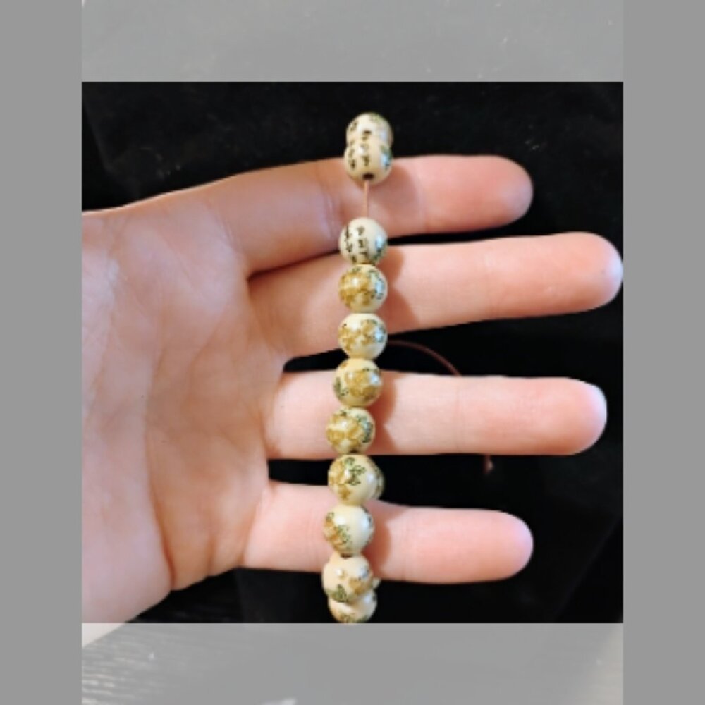 Beaded Asian style bracelet
